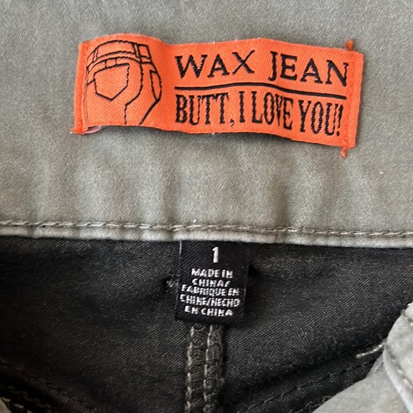 WAX JEAN Olive Skinny Jeans sz 1 - Picture 2 of 5